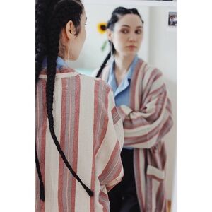 NEW EASTERN WOVEN Hud Hud Robe Size XL